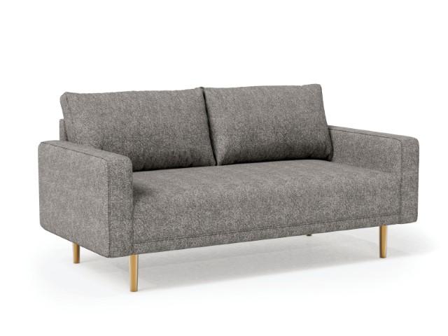 ELVERUM Loveseat, Charcoal Gray - U&U Home Budget Furniture (Carteret, NJ)