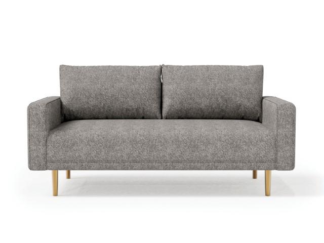 ELVERUM Loveseat, Charcoal Gray - U&U Home Budget Furniture (Carteret, NJ)