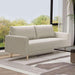 ELVERUM Loveseat, Off-White - U&U Home Budget Furniture (Carteret, NJ)