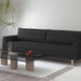 ELVERUM Sofa, Black - U&U Home Budget Furniture (Carteret, NJ)