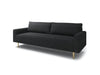 ELVERUM Sofa, Black - U&U Home Budget Furniture (Carteret, NJ)