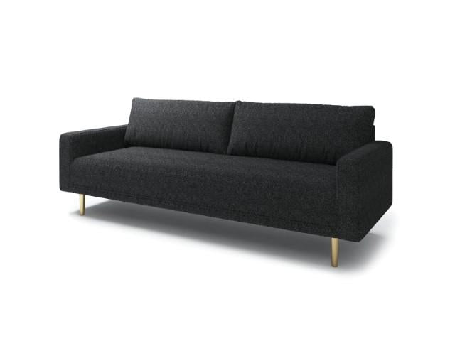 ELVERUM Sofa, Black - U&U Home Budget Furniture (Carteret, NJ)