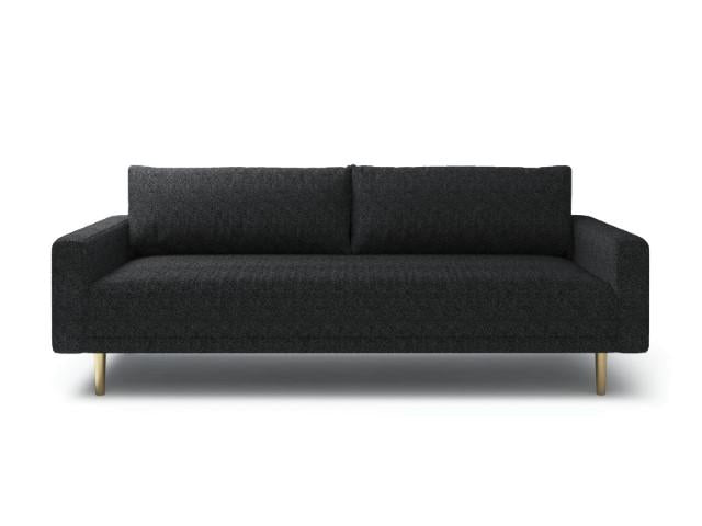 ELVERUM Sofa, Black - U&U Home Budget Furniture (Carteret, NJ)