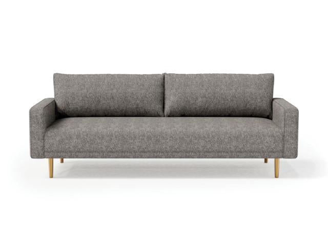 ELVERUM Sofa, Charcoal Gray - U&U Home Budget Furniture (Carteret, NJ)
