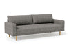 ELVERUM Sofa, Charcoal Gray - U&U Home Budget Furniture (Carteret, NJ)