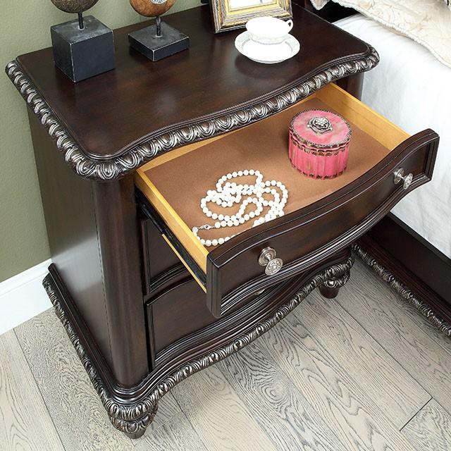 Europa Night Stand - U&U Home Budget Furniture (Carteret, NJ)