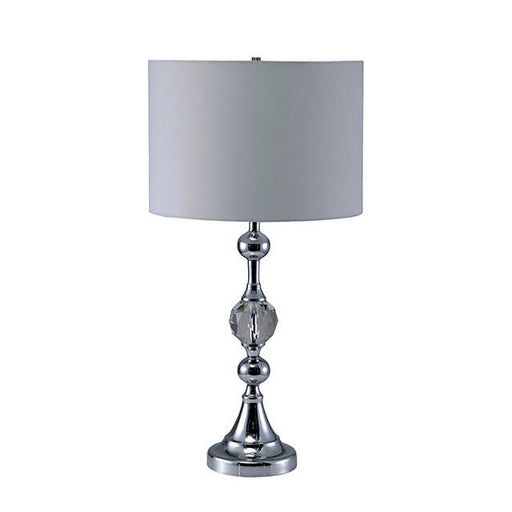 Emi White Table Lamp - U&U Home Budget Furniture (Carteret, NJ)