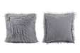 EVADNE Loveseat w/ Pillows, Black - U&U Home Budget Furniture (Carteret, NJ)