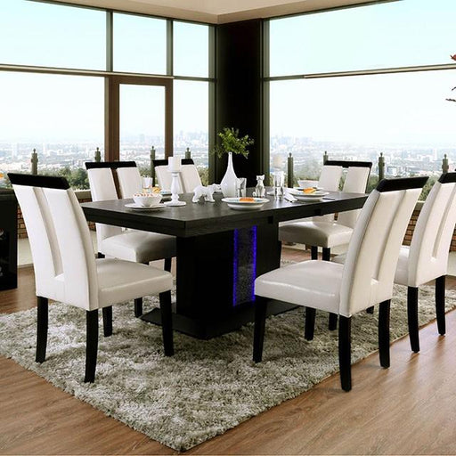 Evangeline 7 Pc Dining Table Set - U&U Home Budget Furniture (Carteret, NJ)