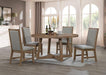 Everett 5 Pc. Round Table Dining Set - U&U Home Budget Furniture (Carteret, NJ)