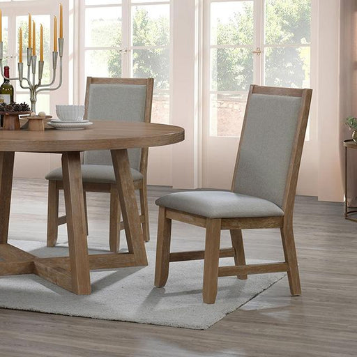 Everett 5 Pc. Round Table Dining Set - U&U Home Budget Furniture (Carteret, NJ)