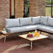 Evita Corner Chair - U&U Home Budget Furniture (Carteret, NJ)