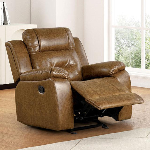 Ezekius Manual Recliner - U&U Home Budget Furniture (Carteret, NJ)