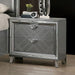 EMMELINE Night Stand w/ USB Outlet - U&U Home Budget Furniture (Carteret, NJ)
