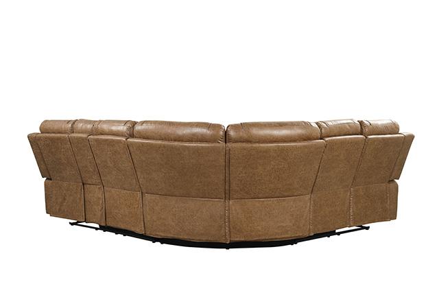 Ezekius Manual Sectional - U&U Home Budget Furniture (Carteret, NJ)