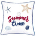 Emmie White 20" X 20" Pillow, Summer Time - U&U Home Budget Furniture (Carteret, NJ)
