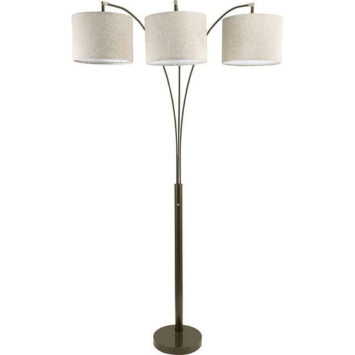Fanny Brown 80"H Brown Arch Lamp - U&U Home Budget Furniture (Carteret, NJ)