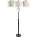 Fanny Brown 80"H Brown Arch Lamp - U&U Home Budget Furniture (Carteret, NJ)