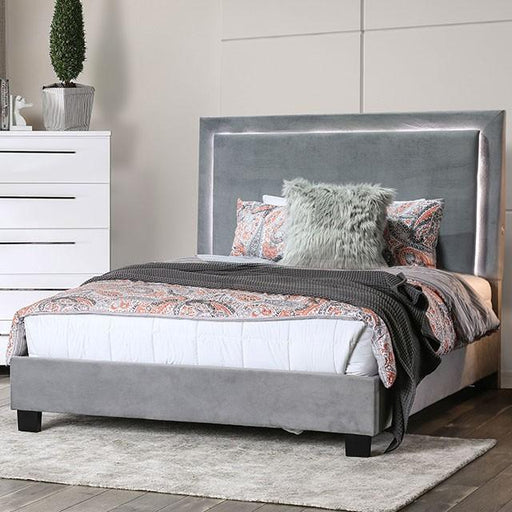 ERGLOW E.King, Full, & Queen Bed - U&U Home Budget Furniture (Carteret, NJ)