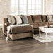 FARRINGDON Sectional, Brown - U&U Home Budget Furniture (Carteret, NJ)