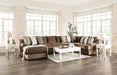FARRINGDON Sectional, Brown - U&U Home Budget Furniture (Carteret, NJ)