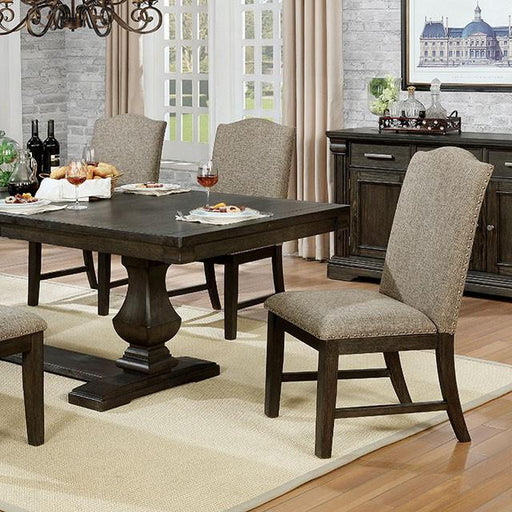 Faulk Dining Table Set with Bench - U&U Home Budget Furniture (Carteret, NJ)