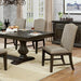 Faulk Dining Table Set with Bench - U&U Home Budget Furniture (Carteret, NJ)