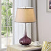 Fay Purple 30"H Table Lamp - U&U Home Budget Furniture (Carteret, NJ)
