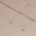 FAZIO Storage Ottoman, Beige - U&U Home Budget Furniture (Carteret, NJ)