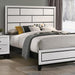 Errico Bed Grey & White - U&U Home Budget Furniture (Carteret, NJ)