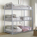 Felgu Triple Twin Metal Bunkbed - U&U Home Budget Furniture (Carteret, NJ)