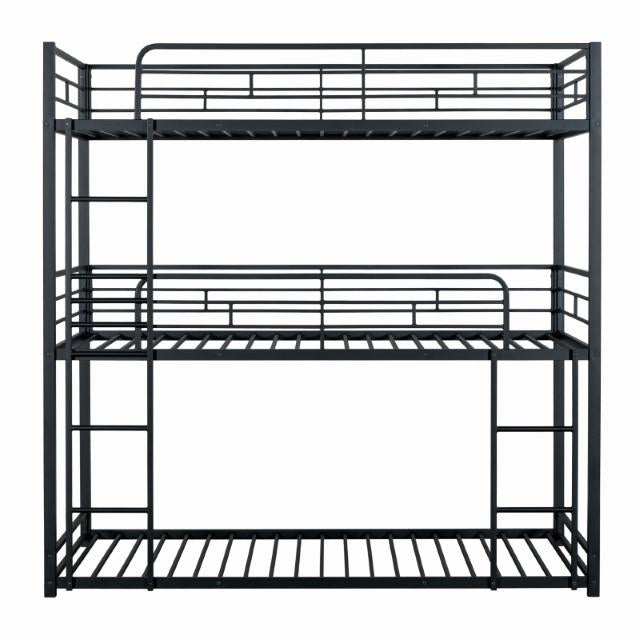 Felgu Triple Twin Metal Bunkbed - U&U Home Budget Furniture (Carteret, NJ)