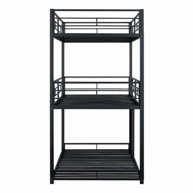 Felgu Triple Twin Metal Bunkbed - U&U Home Budget Furniture (Carteret, NJ)
