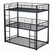 Felgu Triple Twin Metal Bunkbed - U&U Home Budget Furniture (Carteret, NJ)