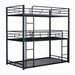 Felgu Triple Twin Metal Bunkbed - U&U Home Budget Furniture (Carteret, NJ)