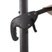 Fera 10 Ft Round Umbrella w/ LED Bulb + 37" Large Base - U&U Home Budget Furniture (Carteret, NJ)