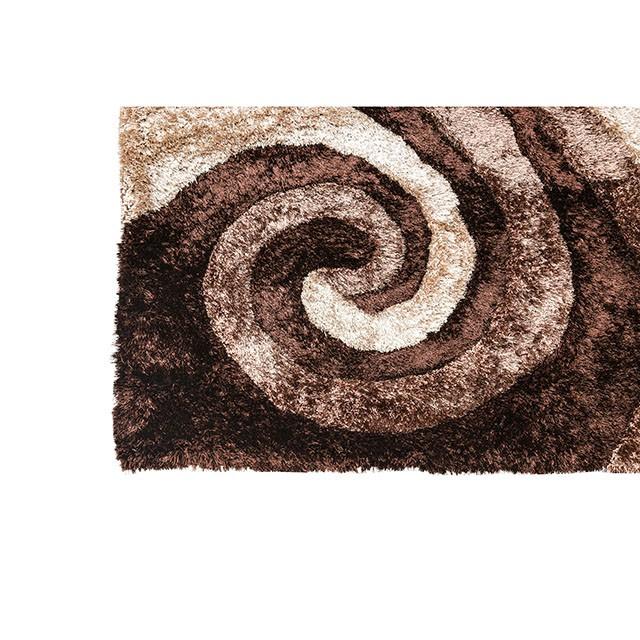 Fermont Brown Beige 5' X 8' Area Rug - U&U Home Budget Furniture (Carteret, NJ)