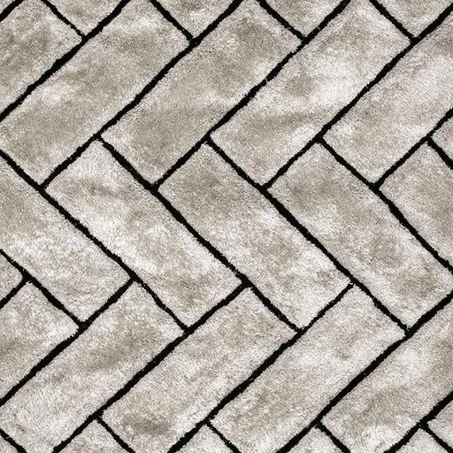 Fermont Gray 5' X 8' Area Rug - U&U Home Budget Furniture (Carteret, NJ)