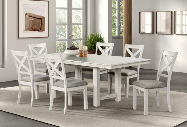 Ferrone 7 Pc Dining Table Set - U&U Home Budget Furniture (Carteret, NJ)
