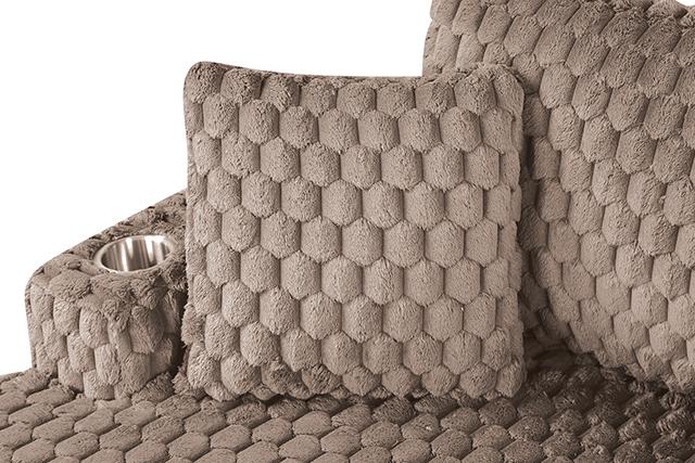 Ferryhill 2-Arm Chaise - U&U Home Budget Furniture (Carteret, NJ)