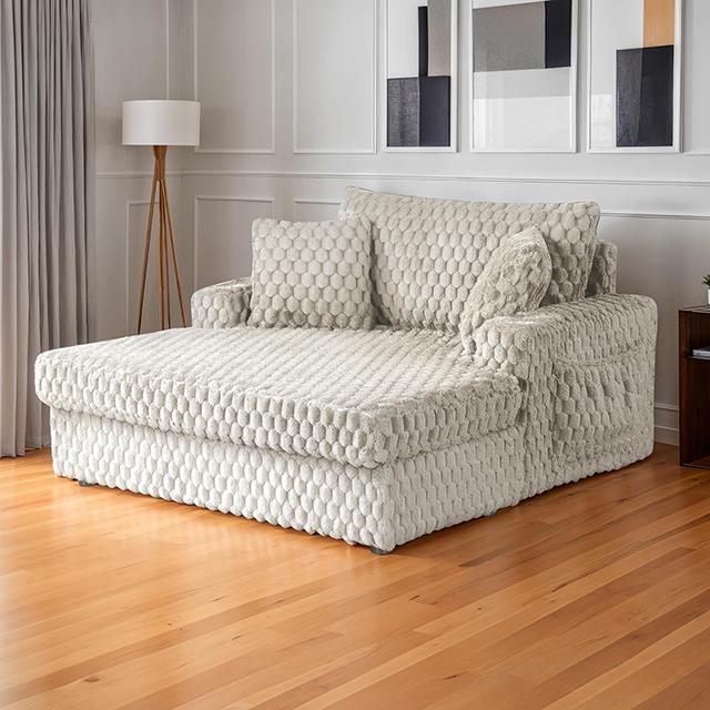 Ferryhill 2-Arm Chaise - U&U Home Budget Furniture (Carteret, NJ)