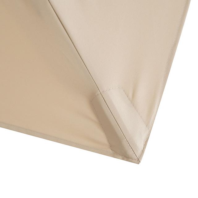 Fida 8 Ft Square Umbrella w/ Double Top + 37" Large Base - U&U Home Budget Furniture (Carteret, NJ)
