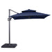 Fida 8 Ft Square Umbrella w/ Double Top + 37" Large Base - U&U Home Budget Furniture (Carteret, NJ)