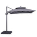 Fida 8 Ft Square Umbrella w/ Double Top + 37" Large Base - U&U Home Budget Furniture (Carteret, NJ)