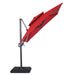 Fida 8 Ft Square Umbrella w/ Double Top + 37" Large Base - U&U Home Budget Furniture (Carteret, NJ)