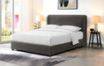 Laverni Bed Black, Grey & White - U&U Home Budget Furniture (Carteret, NJ)