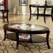 FINLEY Espresso Coffee Table - U&U Home Budget Furniture (Carteret, NJ)