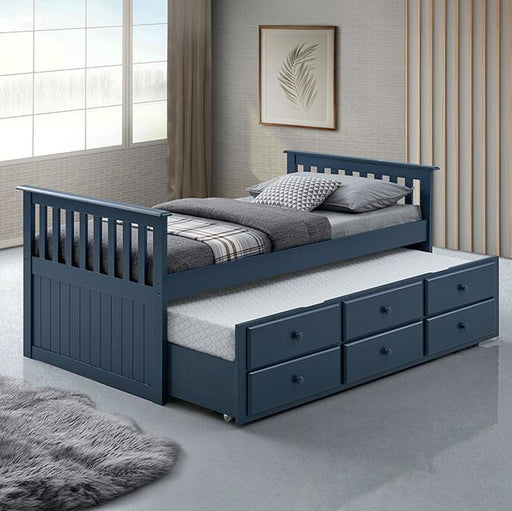 Clemens Captain Bed - U&U Home Budget Furniture (Carteret, NJ)