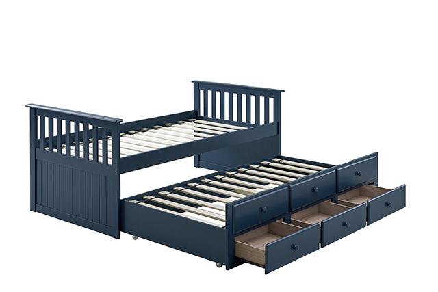 Clemens Captain Bed - U&U Home Budget Furniture (Carteret, NJ)