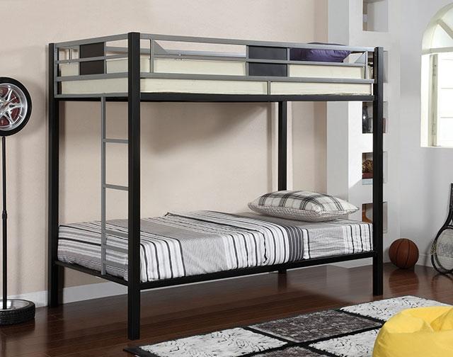Clifton Bunk Bed - U&U Home Budget Furniture (Carteret, NJ)